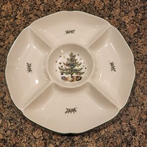 Nikko Christmastime Hors D'oeuvre Platter